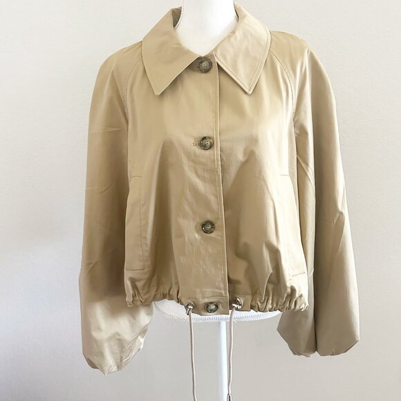 INC Drawstring Bomber Jacket Large - Picture 2 of 10